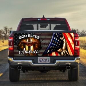 God Bless America Truck Tailgate Decal Sticker Wrap