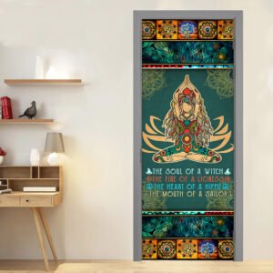 Yoga Mandala Door Cover