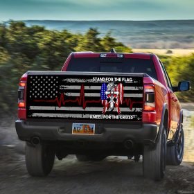 Thin Red Line Truck Tailgate Decal Sticker Wrap