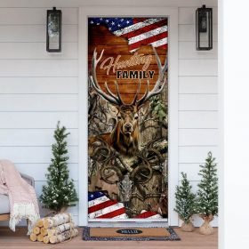 Hunting Family Door Cover