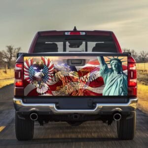 American Eagle Patriot Truck Tailgate Decal Sticker Wrap