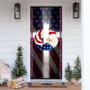 God Bless America Door Cover
