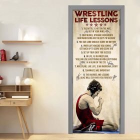 Wrestling Life Lessons Door Cover