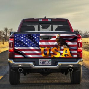 Proud American Truck Tailgate Decal Sticker Wrap