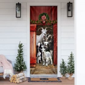 Family Goat Door Cover