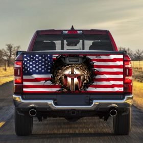 Jesus Christian American Truck Tailgate Decal Sticker Wrap
