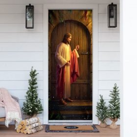 Jesus Knocking On The Door Door Cover