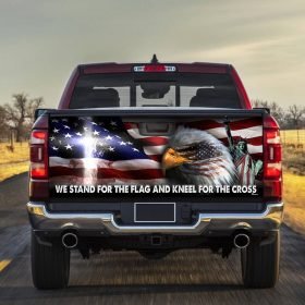 May God Bless Our Veterans Truck Tailgate Decal Sticker Wrap