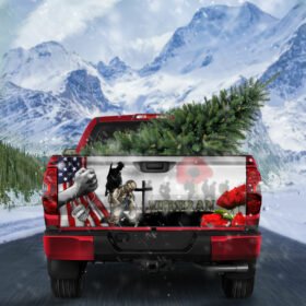 Veteran Lest We Forget Truck Tailgate Decal Sticker Wrap