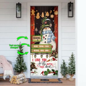 Personalized Grandchildren Gift Door Cover