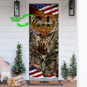 Personalized Hunting Family Door Cover
