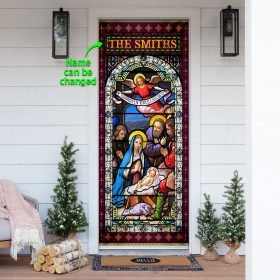 Personalized Jesus Christ Family Door Cover