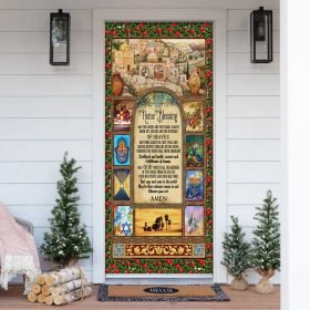 Jewish Home Blessing Door Cover