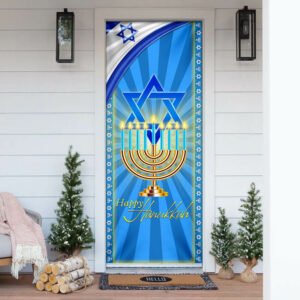 Happy Hanukkah Door Cover