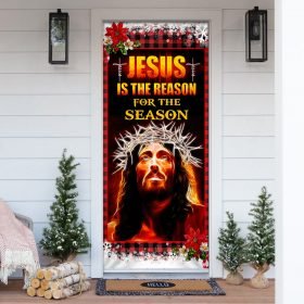 Jesus Is The Reason For The Season Door Cover