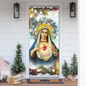 Mother Mary Door Cover