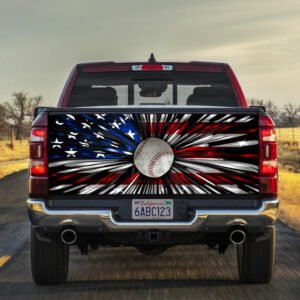 Baseball American Truck Tailgate Decal Sticker Wrap
