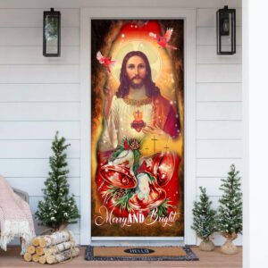 Beautiful Jesus Christ Door Cover