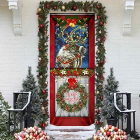 Reindeer Christmas Door Cover