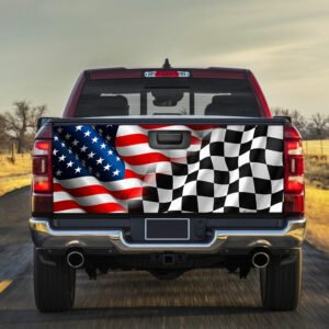 Racing Truck Tailgate Decal Sticker Wrap