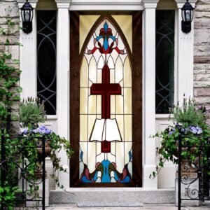 Jesus Christ Cross Door Cover