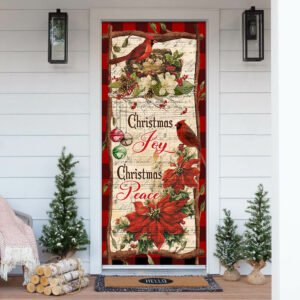 Christmas Joy Christmas Peace Door Cover
