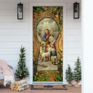 The Key To Happiness Jesus Door Cover
