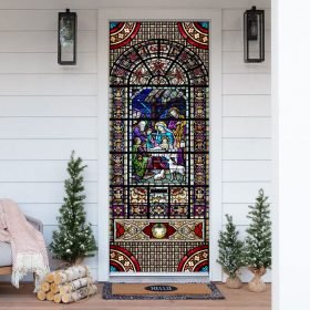 Birth Of Jesus Christ Door Cover