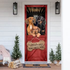 Dachshund. Home Sweet Home Door Cover