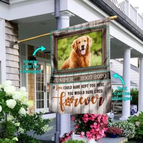 Personalized Always In Our Heart Pet Flag
