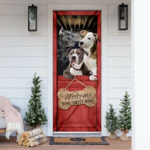 Pit Bull. Home Sweet Home Door Cover