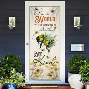 Bee Kind Door Cover