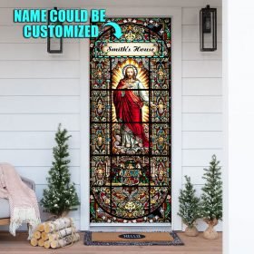 Personalized Jesus Christ Door Cover