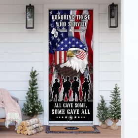 Military Honor Veteran Patriotic Door Cover