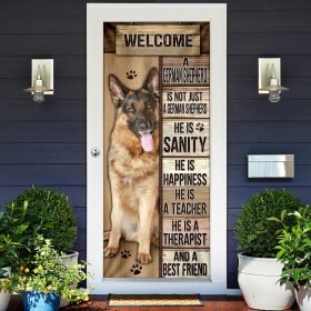 German Shepherd Door Cover