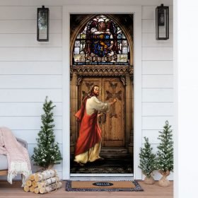 Jesus Is Knocking At The Door Door Cover
