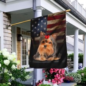 Yorkshire Terrier American Flag