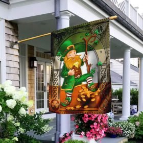 Happy Saint Patrick's Day Irish v2 Flag