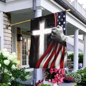 One Nation Under God Jesus American Flag