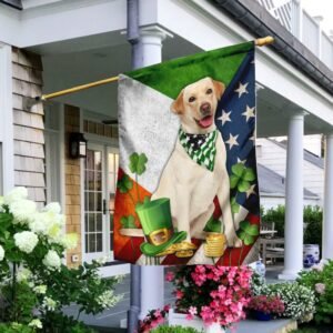 Labrador Retriever - Happy St. Patrick Day Flag