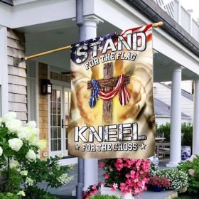 Stand For The Flag Kneel For The Cross. American Flag