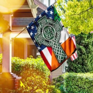 Celtic Cross Irish Saint Patrick's Day Flag