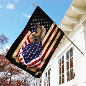 Bloodhound American Patriot Flag