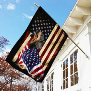 Dachshund American Patriot Flag