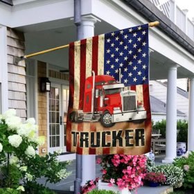 Trucker American Flag