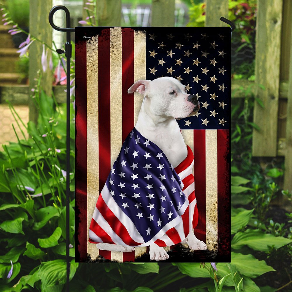 American Bulldog American Patriot Flag Flagwix