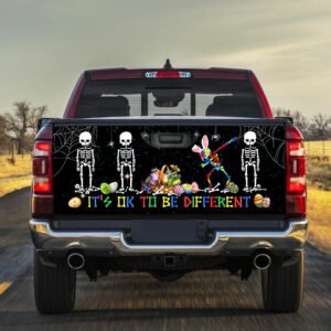 It's Ok To Be Different. Autism Awareness Truck Tailgate Decal Sticker Wrap