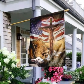 Lion Of Judah Lamb Of God Flag