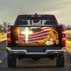 He Is Risen Truck Tailgate Decal Sticker Wrap