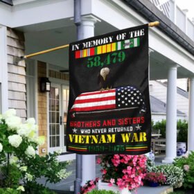 In Memory Of The Brothers And Sisters Vietnam Veteran Flag